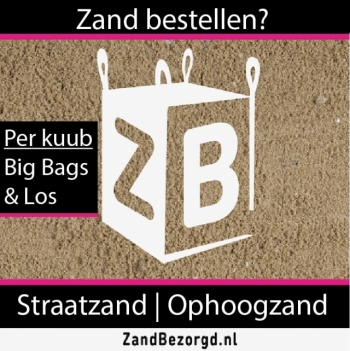 Zand bestellen? Big Bag of een kuub | Zandbezorgd.nl